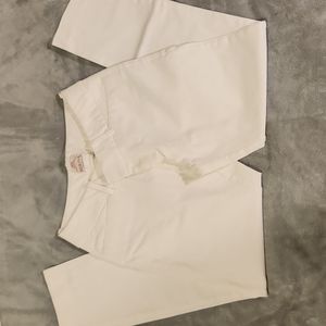 Merona white ankle pants